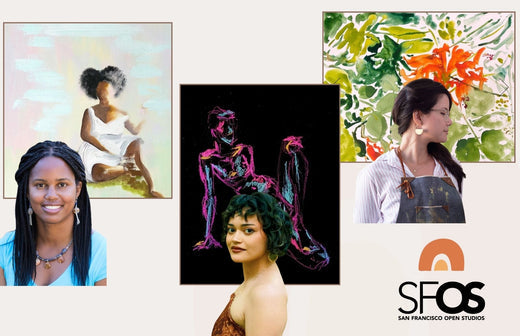 October 2024: San Francisco Open Studios with Julie Atkinson, Meli Patimasang, and Sarang Byrne