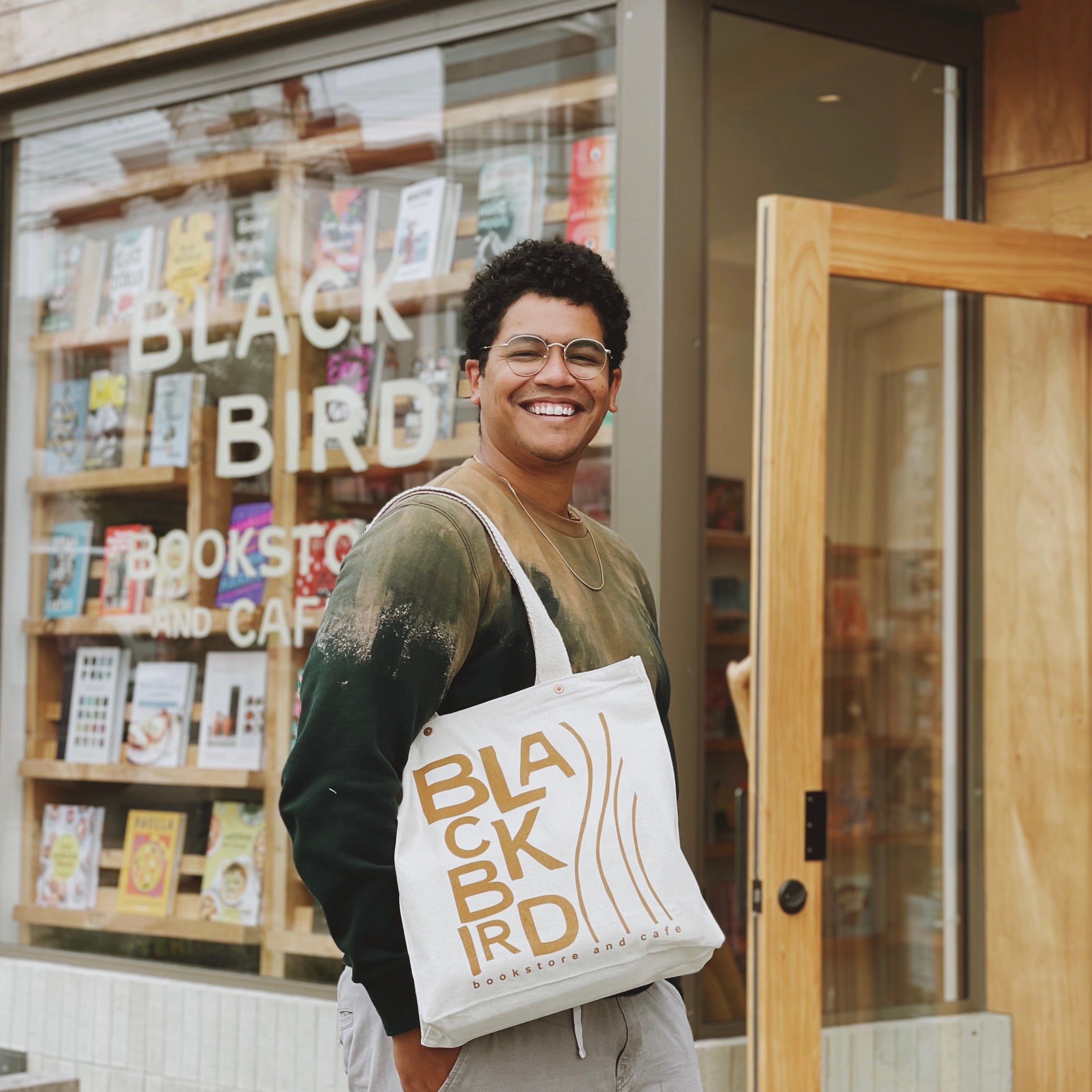 Black Bird Bookstore Tote Bag